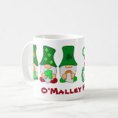 マイおもしろいグノーミーSt patricks dayとチリ コーヒーマグカップ (正面左)