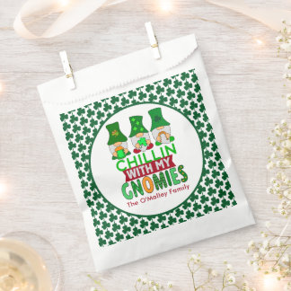 マイおもしろいグノーミーSt patricks dayとチリ フェイバーバッグ