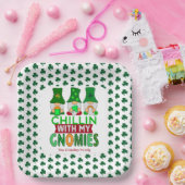 マイおもしろいグノーミーSt patricks dayとチリ ペーパープレート (パーティー)