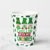 マイおもしろいグノーミーSt patricks dayとチリ 紙コップ (正面)