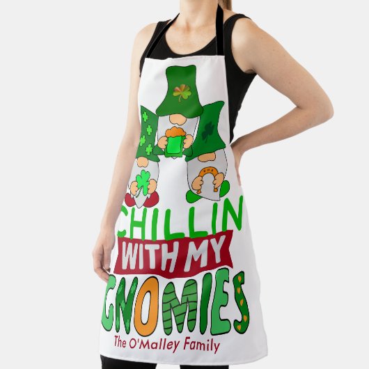 マイおもしろいグノーミーSt patricks day・ロンとのチリ エプロン (インサイチュ)