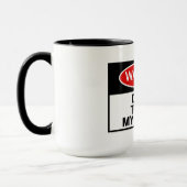 マイおもしろいコーヒーをTouchしない マグカップ (左)