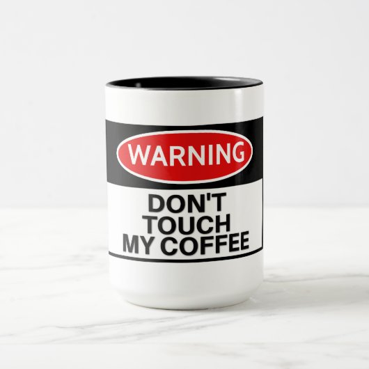マイおもしろいコーヒーをTouchしない マグカップ (中央)