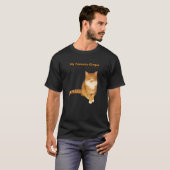 マイお気に入りのジンジャーオレンジタブビーキャット子猫恋人 Tシャツ (正面フル)