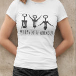 マイお気に入りのトレーニングワインコルクスクリューオープナーユーモア Tシャツ<br><div class="desc">このデザインはデジタルアートを使って作成された。スタイルオプションの下の[詳細] >>を選択して、このシャツのスタイルを変更できる。この領域でパーソナライズされたは、さらにオプションを選択しカスタマイズて、名前クリック、イニシャルまたは単語を変更することによカスタマイズり、提供または使用される可能性がある。また、文字の色やスタイルを変更したり、画像のみのデザインの文字を削除したりすることもできます。私は連絡colorflowcreations@gmail.comで私はもし、このデザインを別の製品に持つ必要がある。オリジナル抽象芸術絵画アクリルをwww.etsy.com/shop/colorflowartで購入。www.facebook.com/colorflowcreations、www.instagram.com/colorflowcreations、www.twitter.com/colorflowart、後を追およびwww.pinterest.com/colorflowcreationsで自分の創造や自分の情報を見る。</div>
