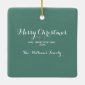 マイお気に入りのナースクリスマスオーナメント セラミックオーナメント (裏面)