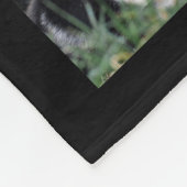 マイお気に入りのハロー引用文13フォトペットロス記念碑 フリースブランケット (角)