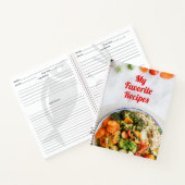 マイお気に入りのレシピノートブック ノートブック (内部)