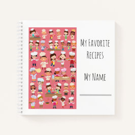 マイお気に入りのレシピブック ノートブック