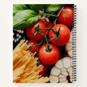 マイお気に入りのレシピ、さくらんぼトマト手帳 ノートブック (裏面)