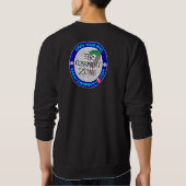 マイお気に入りの陰謀デザイン(ダークバージョン) スウェットシャツ (裏面)