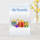 マイお気に入りの カード (黄色い花)