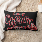 マイさくらんぼエラレトロトレンディー光沢レッドさくらんぼ ランバークッション (ブランケット)