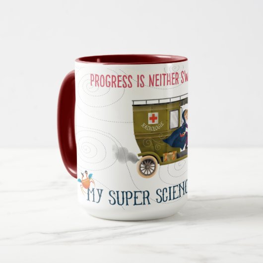 マイすごいサイエンスコーヒーマグ – 進行状況 マグカップ (正面左)