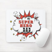 マイすごいヒーロー漫画おもしろい父の日 マウスパッド (マウス)
