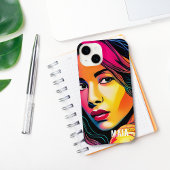 マイアアアザビューティフルポリネシアの女性名前をカスタムする iPhoneケース
