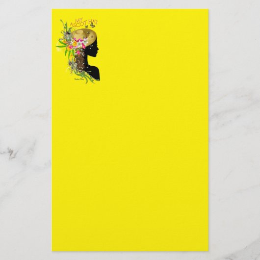 マイアスコットハットパーティー 便箋 (正面)