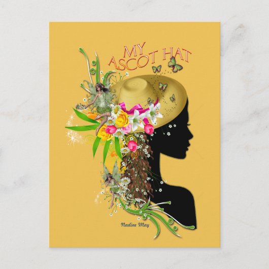 マイアスコットハット ポストカード (正面)