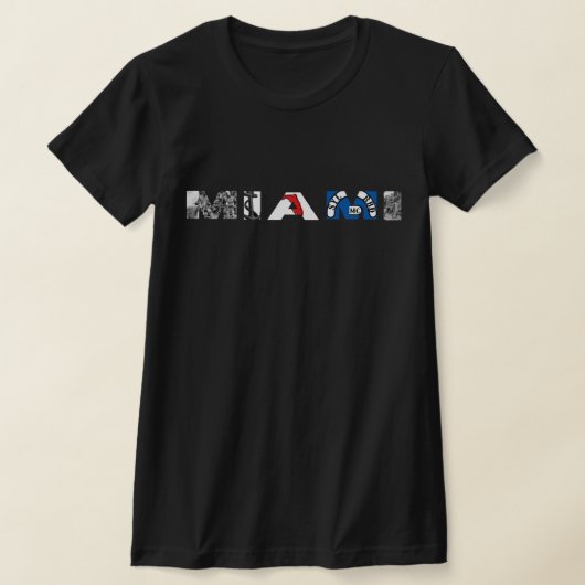 マイアミいかり女性 Tシャツ (レイダウン)