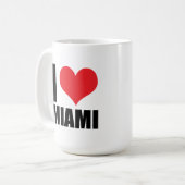 マイアミが大好き コーヒーマグカップ (正面左)