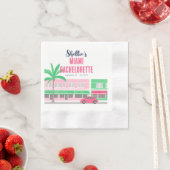 マイアミで待ち合わせ ブライズメイド 縁ありカクテルナプキン (インサイチュ)