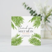 マイアミで私に会おう！一生に一度のハッピーな独身最後の旅  サンキューカード (スタンド正面)