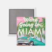 マイアミに行く マグネット (正面/裏面)
