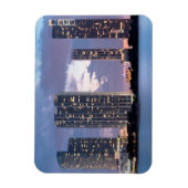 マイアミのウォーターフロントにあるコンドミニアムタワー マグネット (縦)