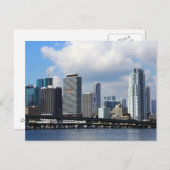 マイアミのウォーターフロントビュー ポストカード (正面/裏面)