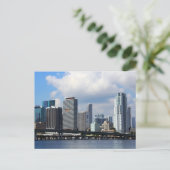 マイアミのウォーターフロントビュー ポストカード (スタンド正面)