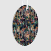 マイアミのクリスマス&新年の水の色 オーナメント (正面)