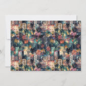 マイアミのクリスマス&新年の水の色 サンキューカード (正面)