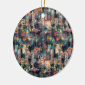 マイアミのクリスマス&新年の水の色 セラミックオーナメント (左)