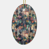 マイアミのクリスマス&新年の水の色 セラミックオーナメント (左)