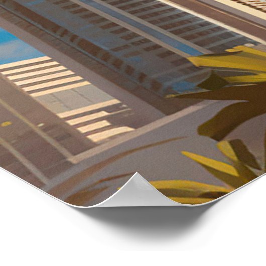 マイアミのサンデッキのレディースペア – ウルトラワイド ポスター (角)