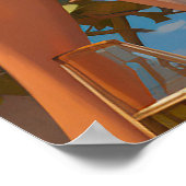 マイアミのサンデッキの女性のペア ポスター (角)