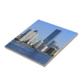 マイアミのスカイラインの眺め タイル (側面)