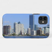 マイアミのスカイラインの眺め Case-Mate iPhoneケース (裏面(横))
