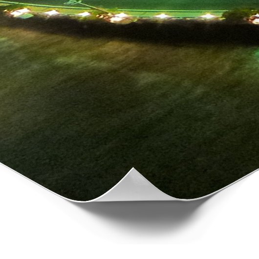 マイアミのスカイラインナイト ポスター (角)