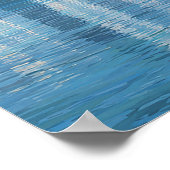 マイアミのスカイライン ウェディング ウェルカムサイン ポスター (角)