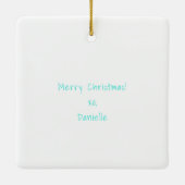 マイアミのスカイライン・バチェロレッテ・ビキニ・オリジナル・メモリアル セラミックオーナメント (裏面)