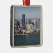 マイアミのスカイライン メタルオーナメント (右)