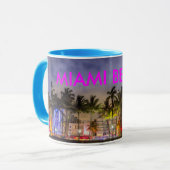 マイアミのデザイン マグカップ (正面左)