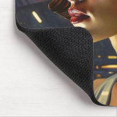 マイアミのナイトクラブのベネズエラ絵画人女性 マウスパッド (コーナー)