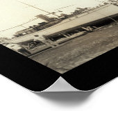 マイアミのハリケーン写真1926 ポスター (角)