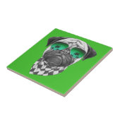 マイアミのパグ タイル (側面)