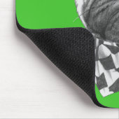 マイアミのパグ マウスパッド (コーナー)