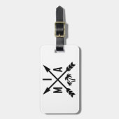 マイアミのヤシの木 ラゲッジタグ (正面縦)