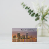 マイアミの不動産の名刺 名刺 (スタンド正面)