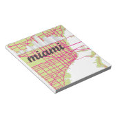 マイアミの地図 ノートパッド (アングル)